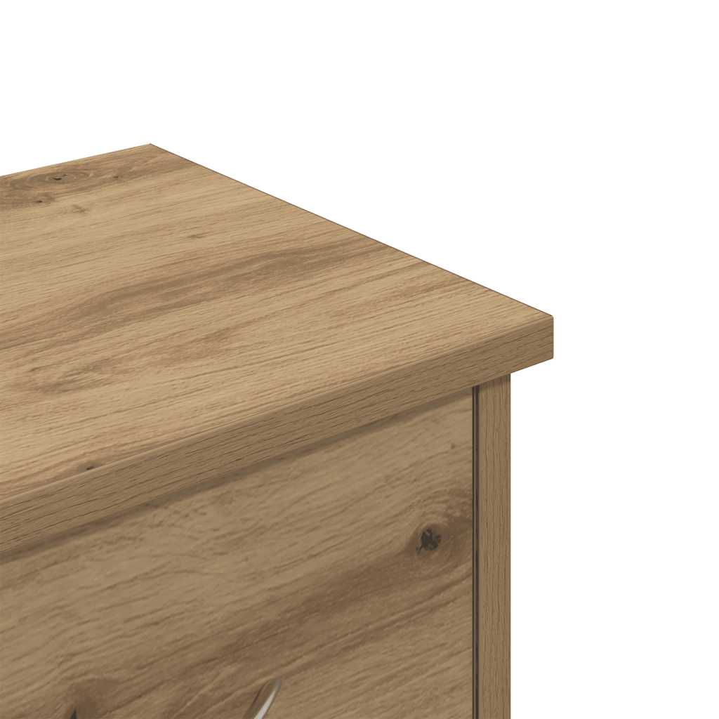 Mobile a Parete Rovere Artigianale 88x26x18,5 cm in Truciolato | homemem39
