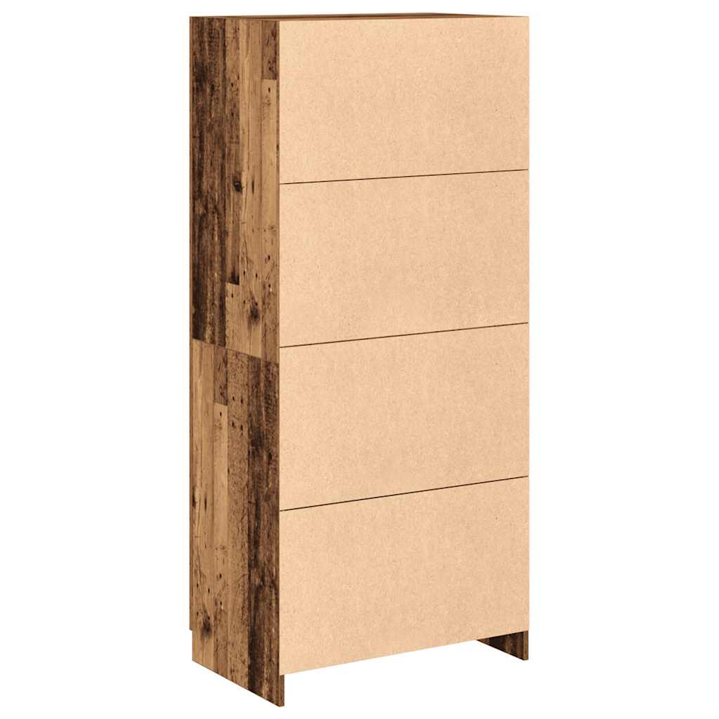 Armadio Legno Antico 80x52x180 cm in Truciolato