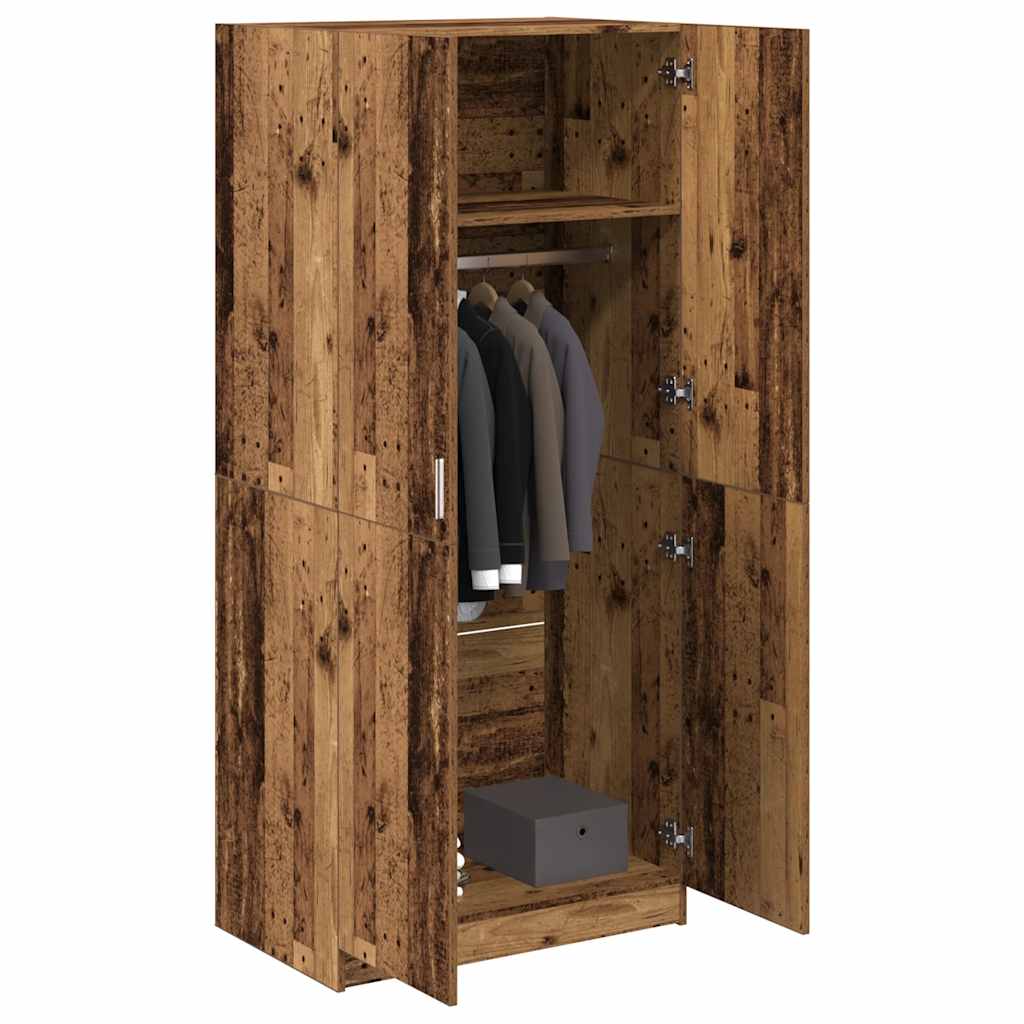 Armadio Legno Antico 80x52x180 cm in Truciolato