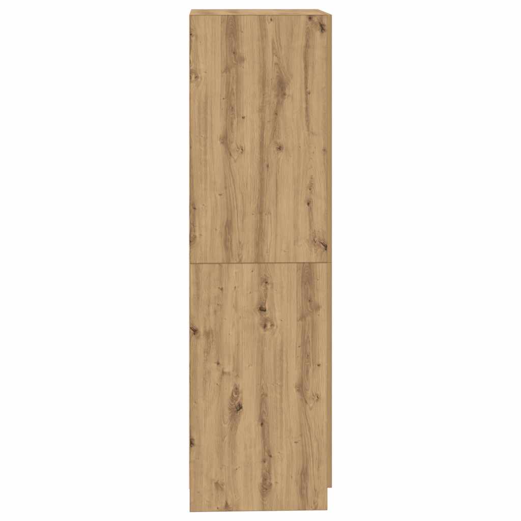 Armadio Rovere Artigianale 80x52x180 cm in Legno Multistrato
