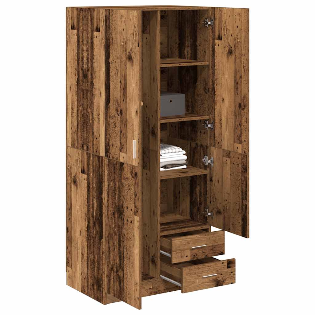 Armadio Legno Antico 80x52x180 cm in Truciolato