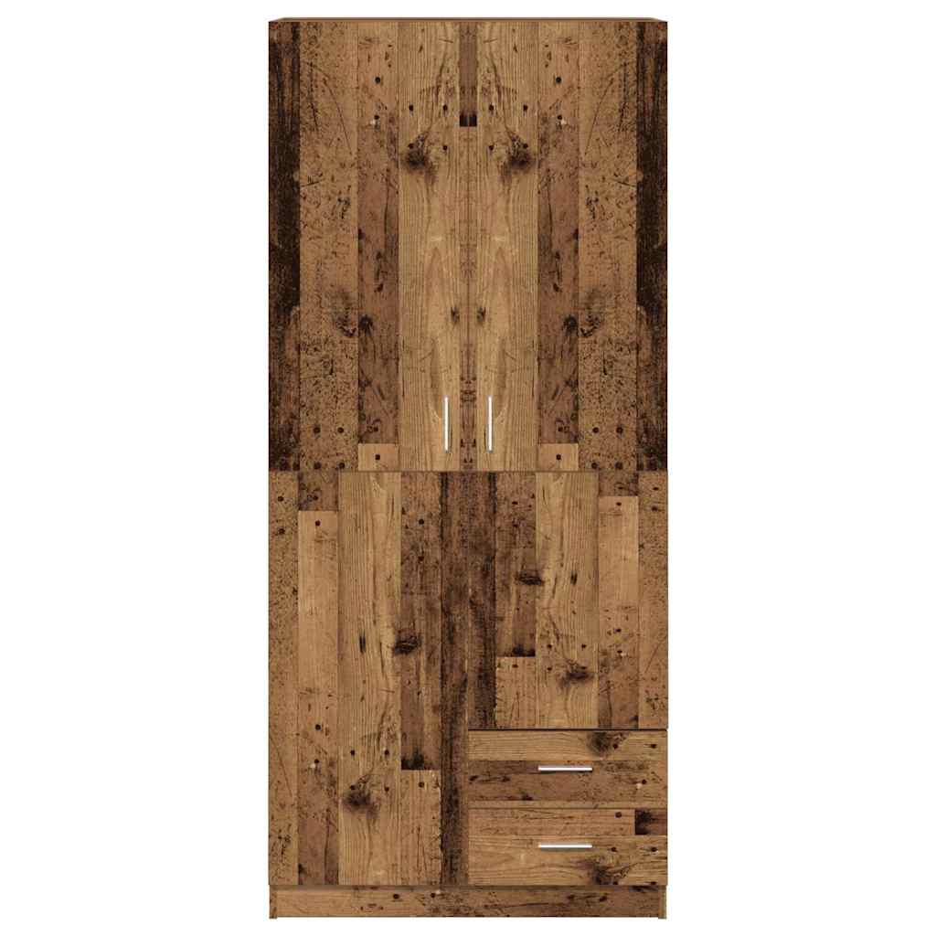 Armadio Legno Antico 80x52x180 cm in Truciolato