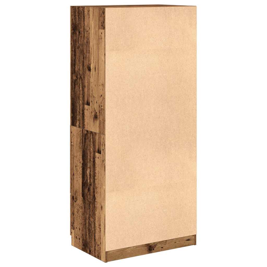 Armadio Legno Antico 80x52x180 cm in Truciolato - homemem39