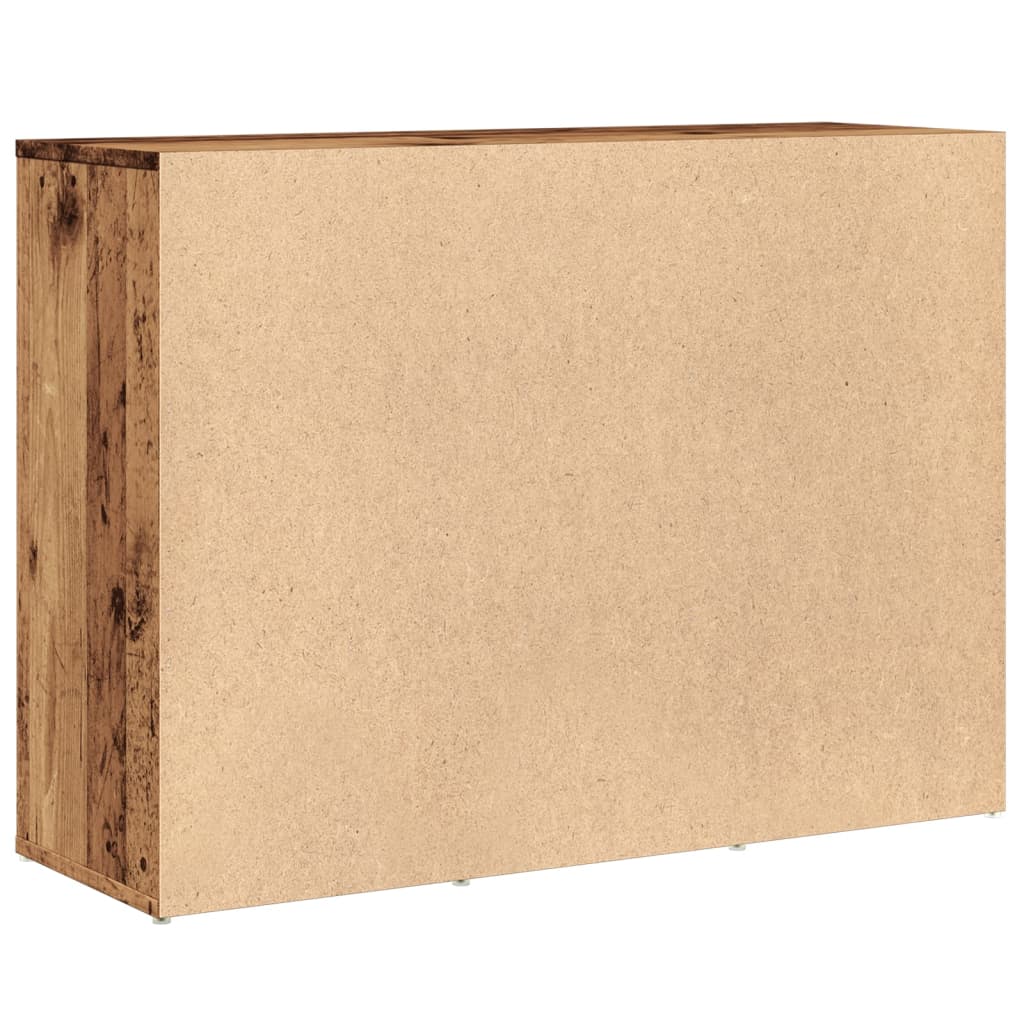 Credenza Legno Antico 88x30x64 cm in Legno Multistrato - homemem39