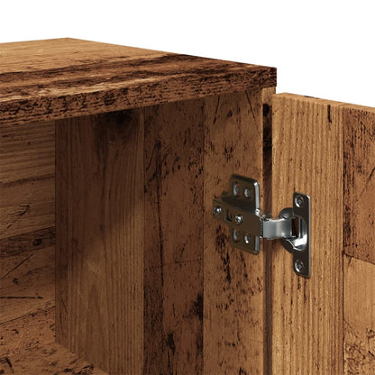 Credenza Legno Antico 88x30x64 cm in Legno Multistrato - homemem39