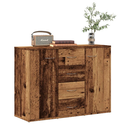Credenza Legno Antico 88x30x64 cm in Legno Multistrato - homemem39