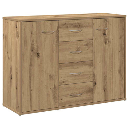 Credenza Rovere Artigianale 88x30x64 cm in Legno Multistrato - homemem39