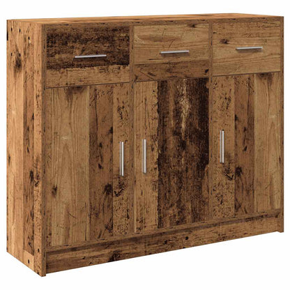 Credenza Legno Antico 91x28x75 cm in Legno Multistrato - homemem39