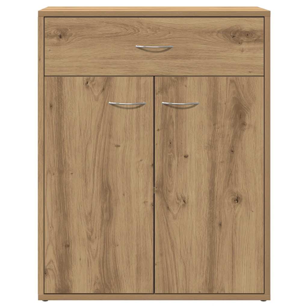 Credenza Rovere Artigianale 60x30x75 cm in Legno Multistrato