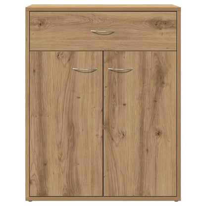 Credenza Rovere Artigianale 60x30x75 cm in Legno Multistrato