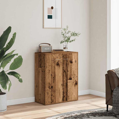 Credenza Legno Antico 60x30x75 cm in Legno Multistrato - homemem39