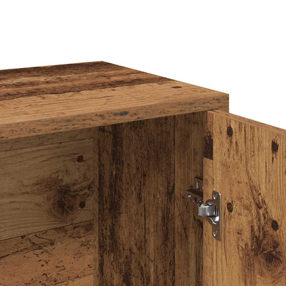 Credenza Legno Antico 60x30x75 cm in Legno Multistrato - homemem39