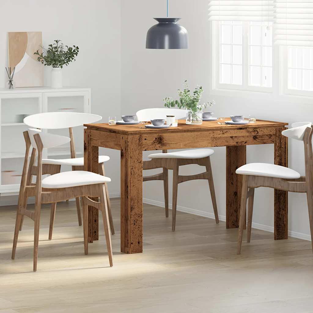 Tavolo da Pranzo Legno Antico 120x60x76 cm in Truciolato | homemem39