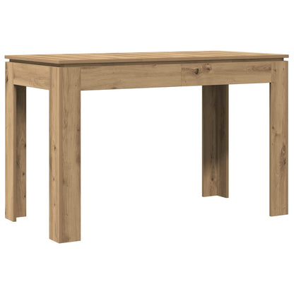 Tavolo da Pranzo Rovere Artigianale 120x60x76 cm in Truciolato | homemem39