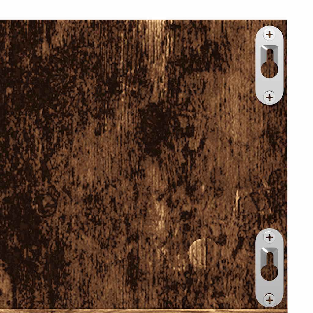 Scaffale Porta CD a Parete Antico 75x18x18 cm Legno Multistrato | homemem39