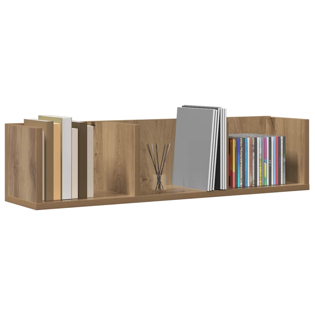 Mensola a Muro CD Artigianale 75x18x18 cm Legno Multistrato | homemem39