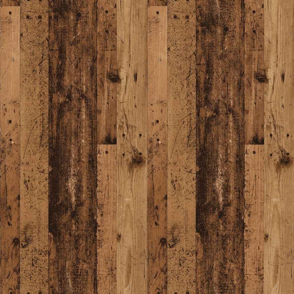 Scaffale Porta CD a Parete Antico 100x18x18cm Legno Multistrato | homemem39