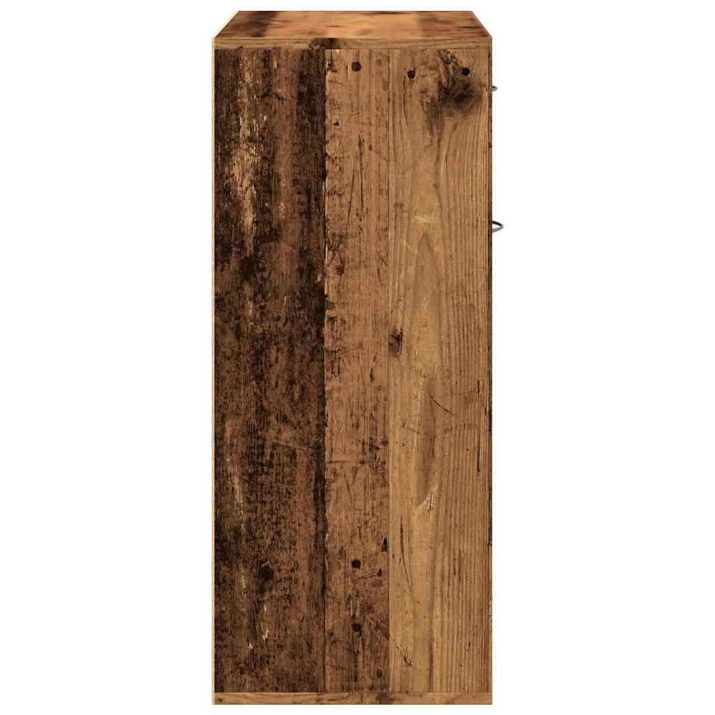 Scarpiera Legno Antico 60x35x84 cm in Legno Multistrato - homemem39