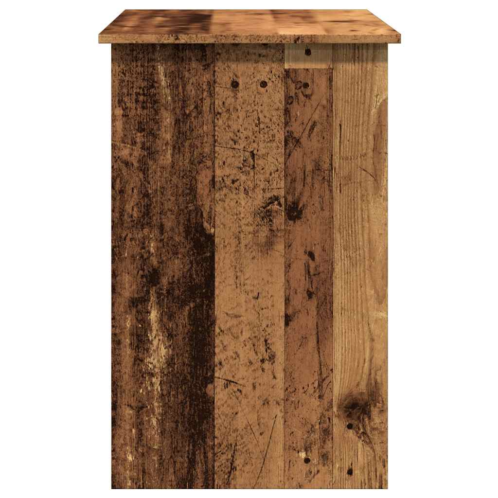 Scrivania Legno Antico 100x50x76 cm in Legno Multistrato - homemem39