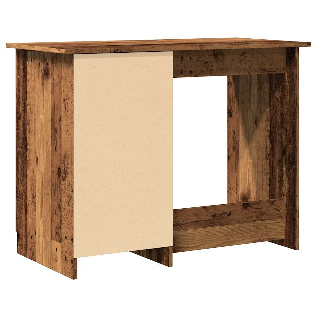 Scrivania Legno Antico 100x50x76 cm in Legno Multistrato - homemem39
