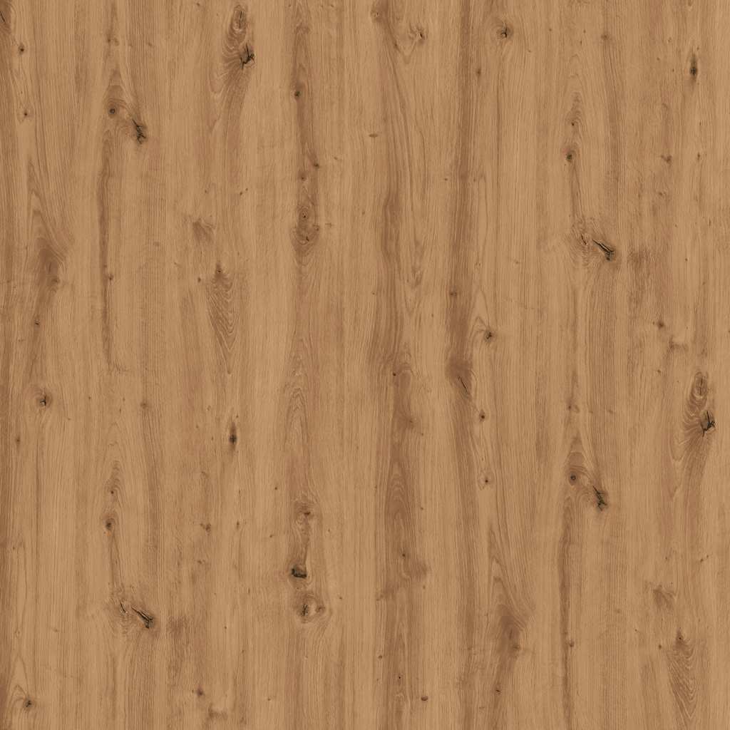 Scrivania Rovere Artigianale 100x50x76 cm in Legno Multistrato - homemem39