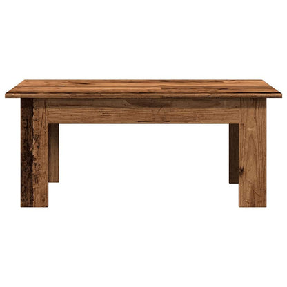 Tavolino Salotto Legno Antico 100x60x42 cm in Legno Multistrato