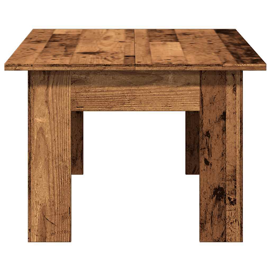 Tavolino Salotto Legno Antico 100x60x42 cm in Legno Multistrato