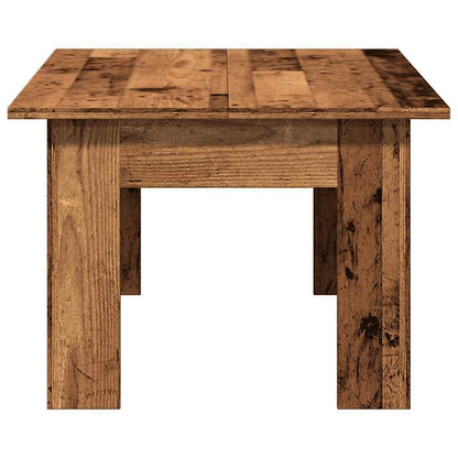 Tavolino Salotto Legno Antico 100x60x42 cm in Legno Multistrato