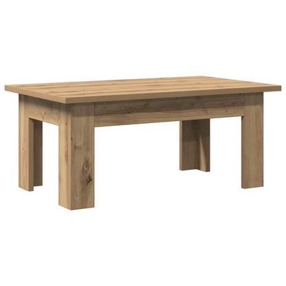 Tavolino da Salotto Artigianale 100x60x42 cm Legno Multistrato