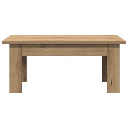 Tavolino da Salotto Artigianale 100x60x42 cm Legno Multistrato