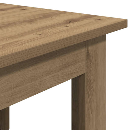Tavolino da Salotto Artigianale 100x60x42 cm Legno Multistrato