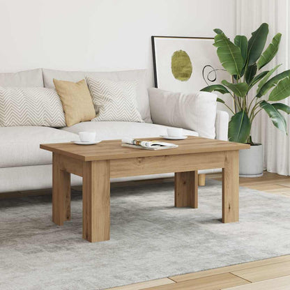 Tavolino da Salotto Artigianale 100x60x42 cm Legno Multistrato