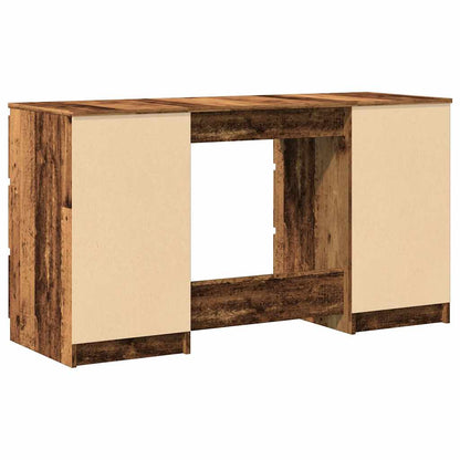 Scrivania Legno Antico 140x50x77 cm in Legno Multistrato - homemem39