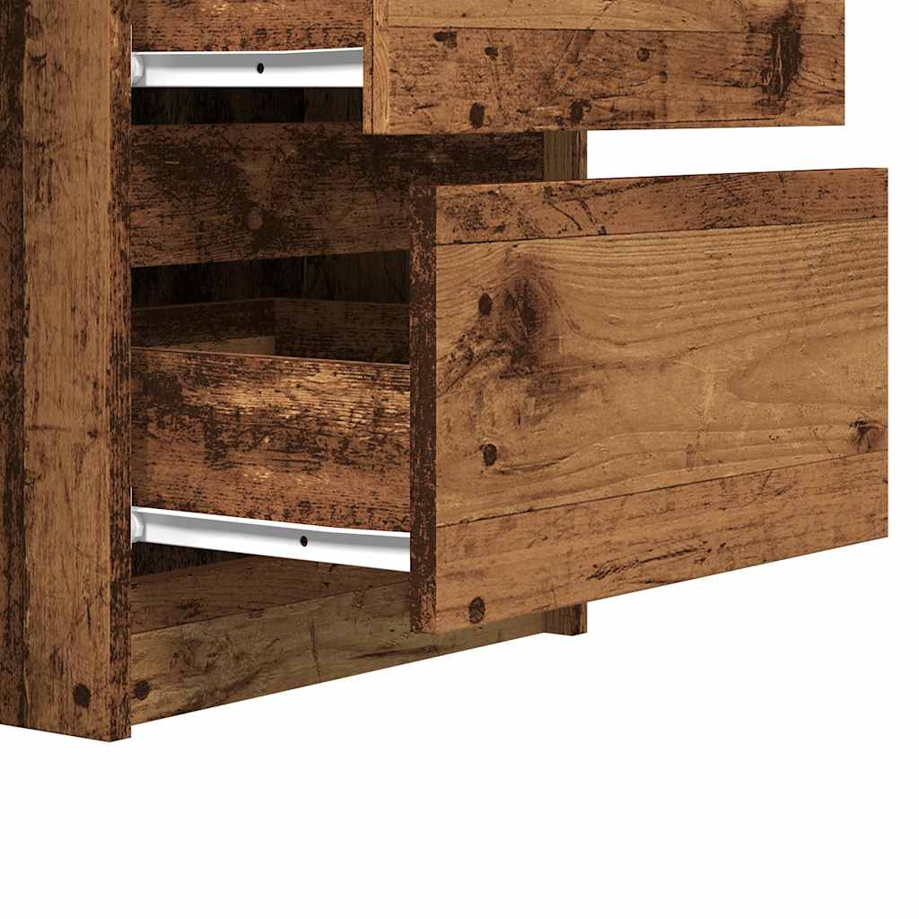 Scrivania Legno Antico 140x50x77 cm in Legno Multistrato - homemem39