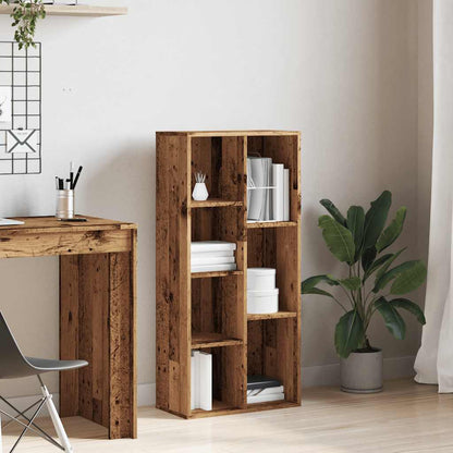 Libreria Legno Antico 50x25x104 cm