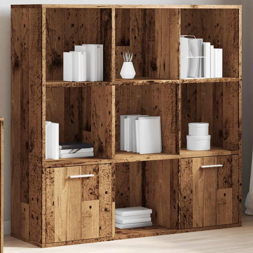 Libreria Legno Antico 98x29x97,5 cm in Legno Multistrato