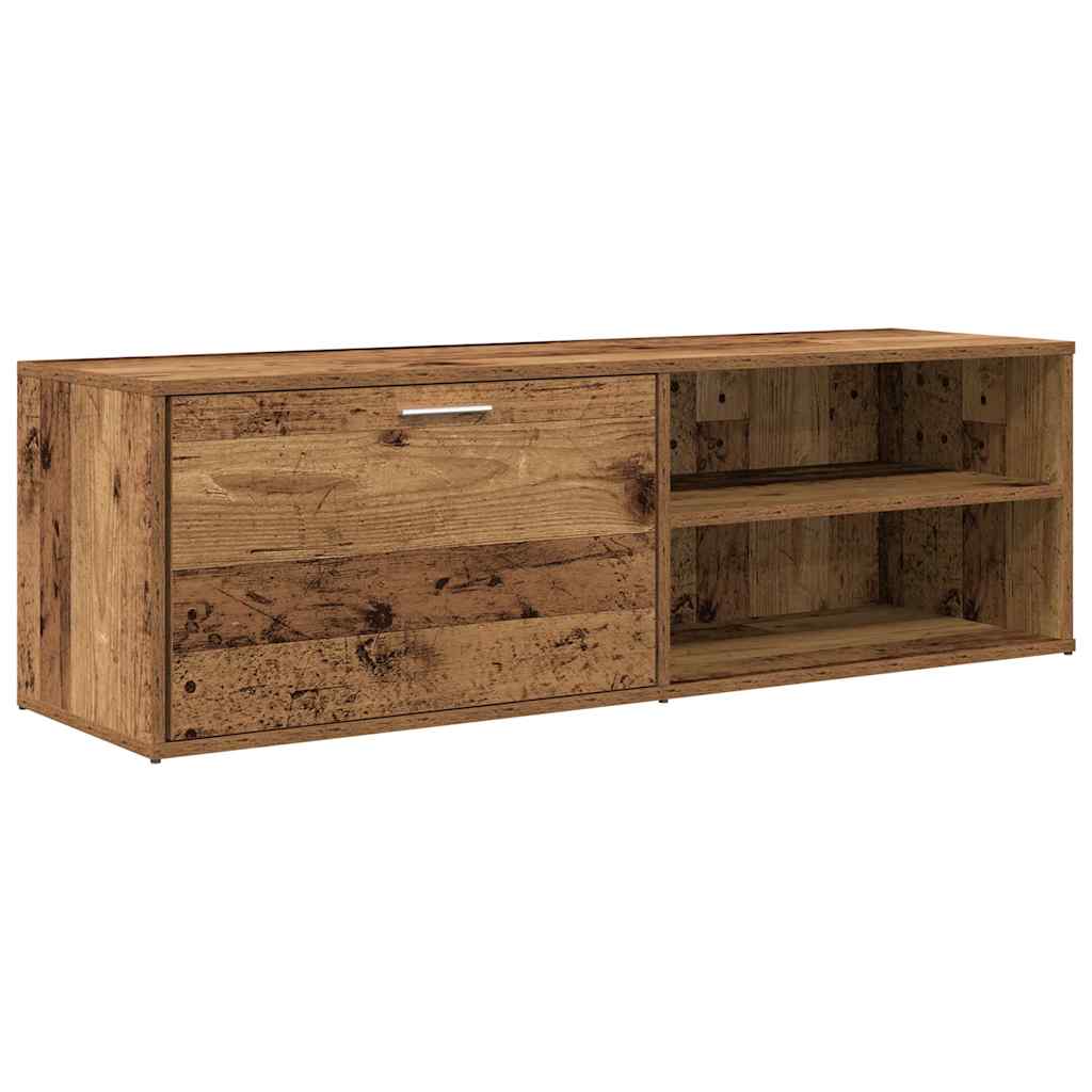 Mobile Porta TV Legno Antico 120x34x37 cm in Legno Multistrato - homemem39