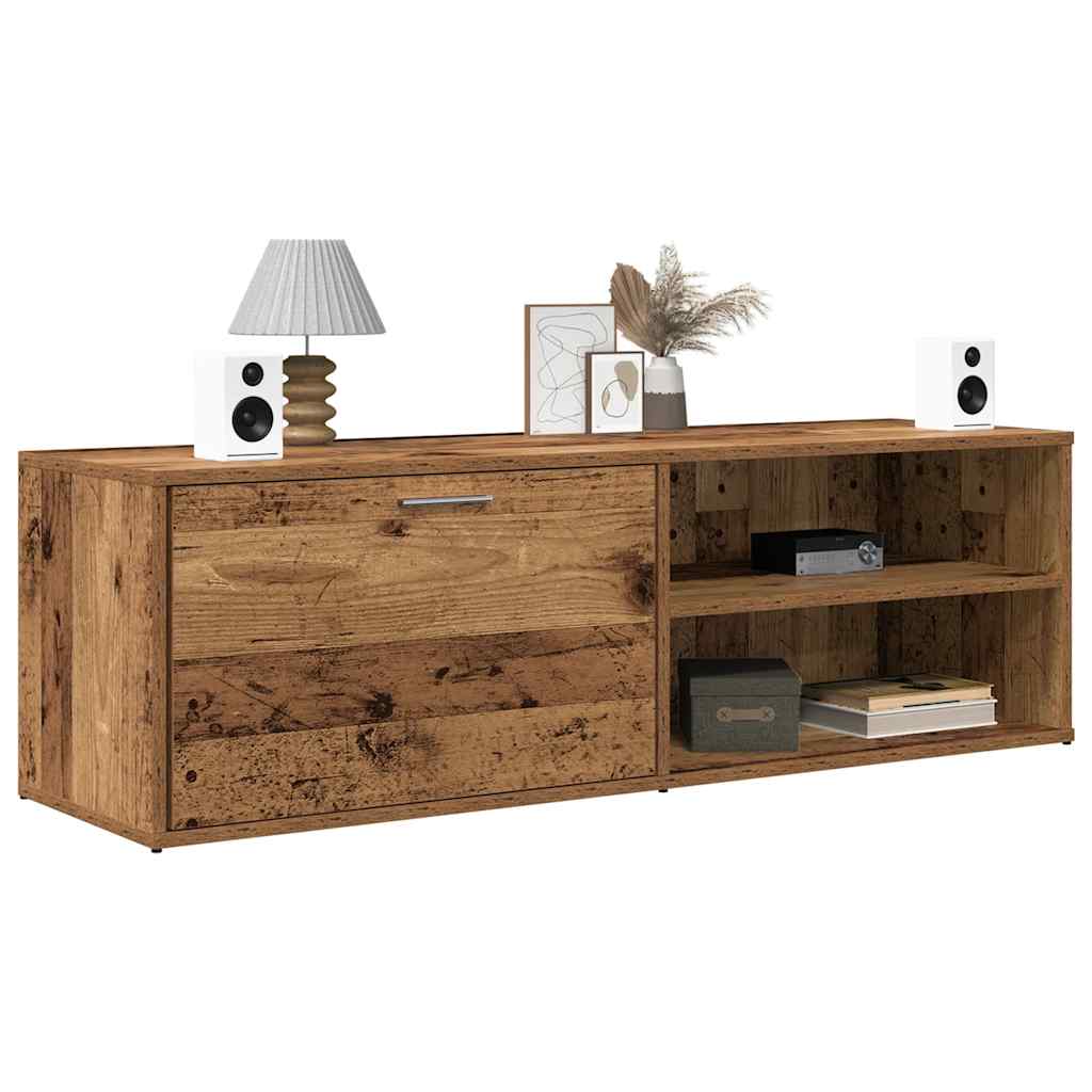 Mobile Porta TV Legno Antico 120x34x37 cm in Legno Multistrato - homemem39