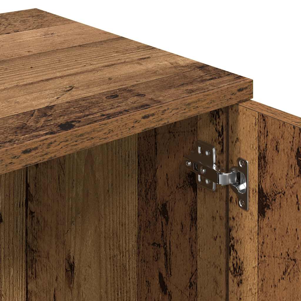 Mobile Porta TV Legno Antico 120x34x37 cm in Legno Multistrato | homemem39