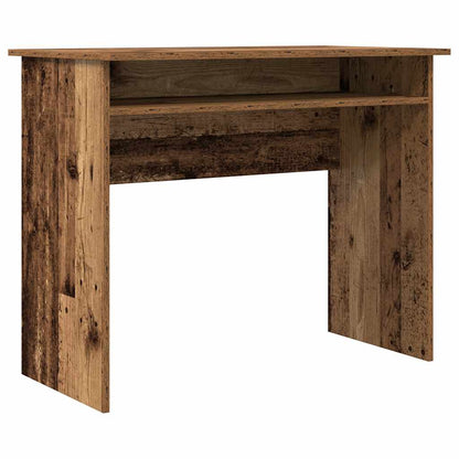 Scrivania Legno Antico 90x50x74 cm in Legno Multistrato - homemem39