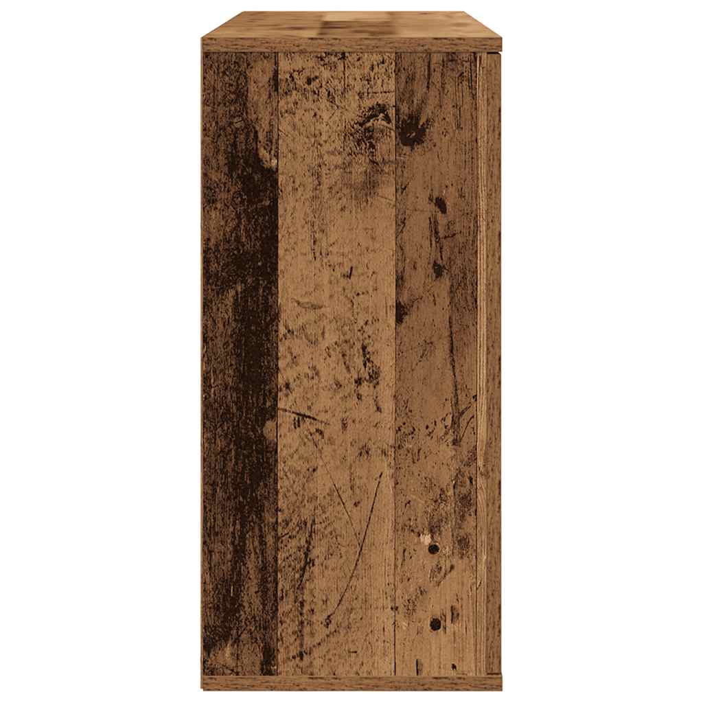 Credenza Legno Antico 90x29,5x65 cm in Legno Multistrato - homemem39
