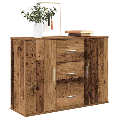 Credenza Legno Antico 90x29,5x65 cm in Legno Multistrato - homemem39