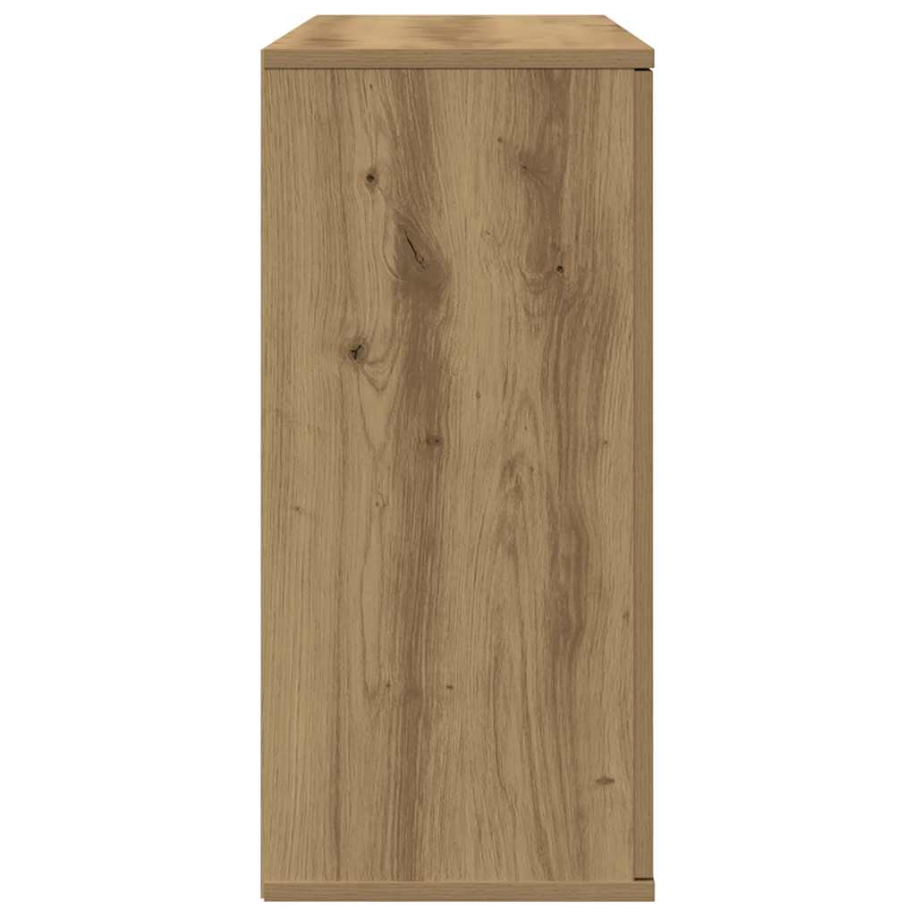Credenza Rovere Artigianale 90x29,5x65 cm in Legno Multistrato - homemem39