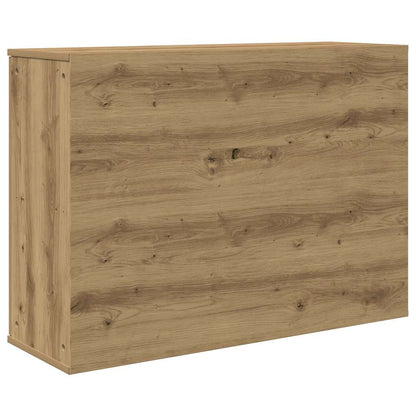 Credenza Rovere Artigianale 90x29,5x65 cm in Legno Multistrato - homemem39