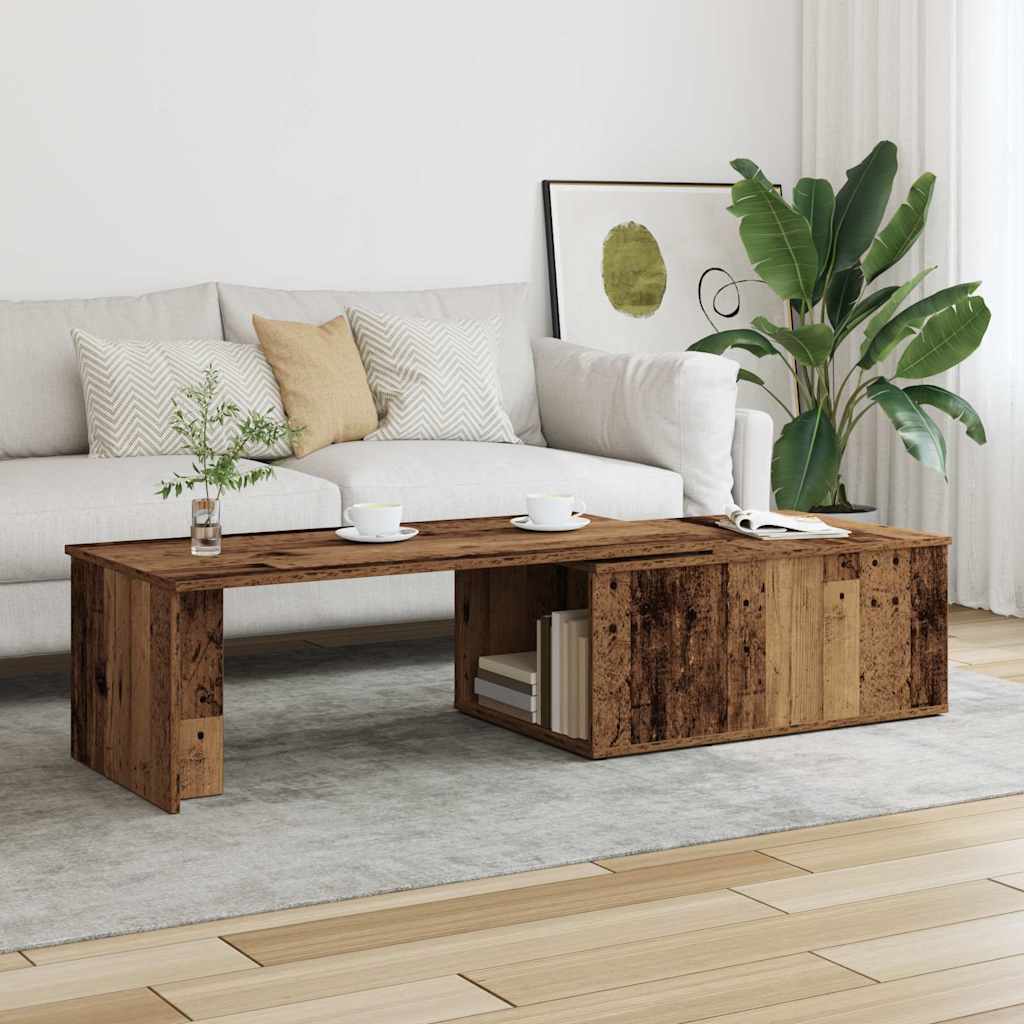 Tavolino da Salotto Legno Vecchio 150x50x35 cm Truciolato | homemem39