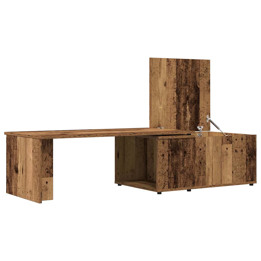Tavolino da Salotto Legno Vecchio 150x50x35 cm Truciolato | homemem39