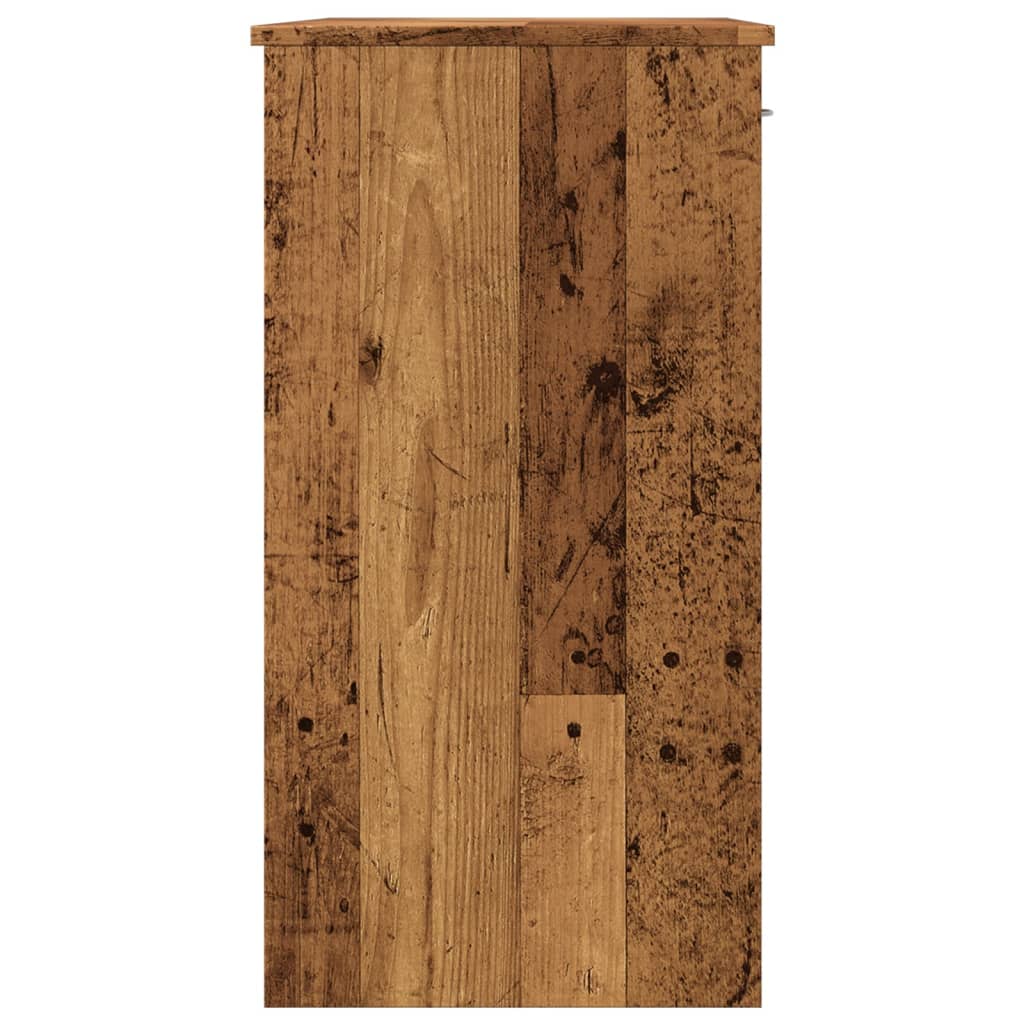 Scrivania Legno Antico 80x40x75 cm in Truciolato - homemem39