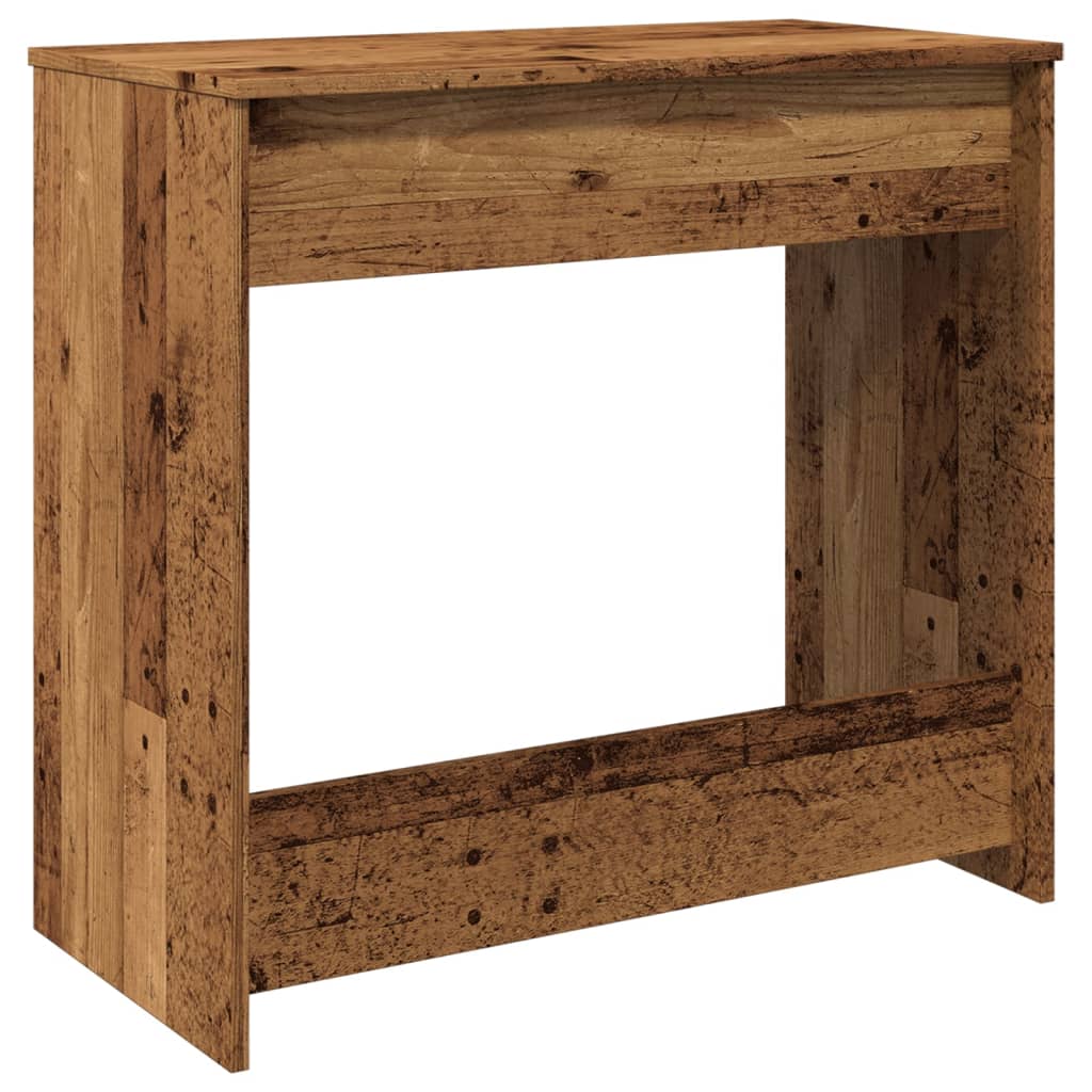 Scrivania Legno Antico 80x40x75 cm in Truciolato - homemem39