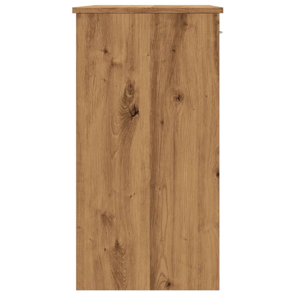 Scrivania Rovere Artigianale 80x40x75 cm in Legno Multistrato - homemem39