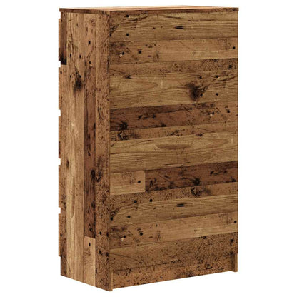 Cassettiera Legno Antico 60x36x103 cm in Legno Multistrato - homemem39